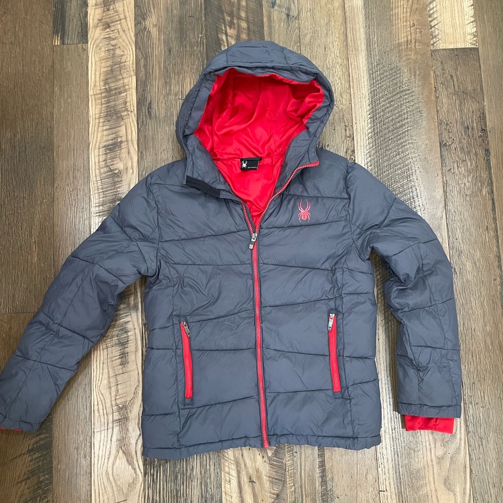 Spyder puffer coat boy 8
